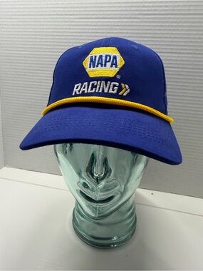 NAPA Racing Baseball Cap Strapback Hat Chase Elliott #9 Blue Embroidered Logo